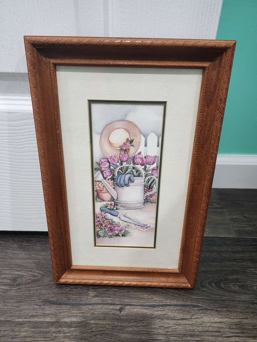 Framed Garden Still Life Print - Cottage Core